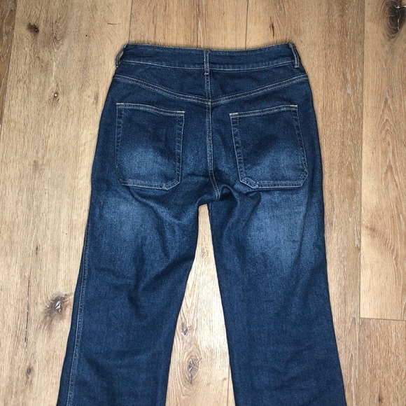 Rebecca Taylor Patchwork Cropped Jean Size 26 - Picture 6 of 10